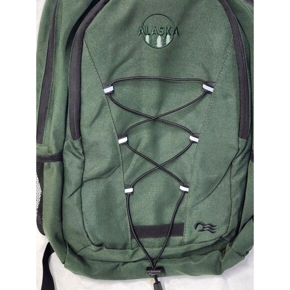 Alaska Green Canvas Backpack 2 Zipper. - Picture 13 of 15